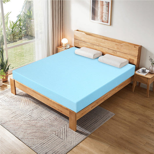 3 Inch Gel-Infused Cooling Bed Topper for All-Night Comfy-80 x 60 inch