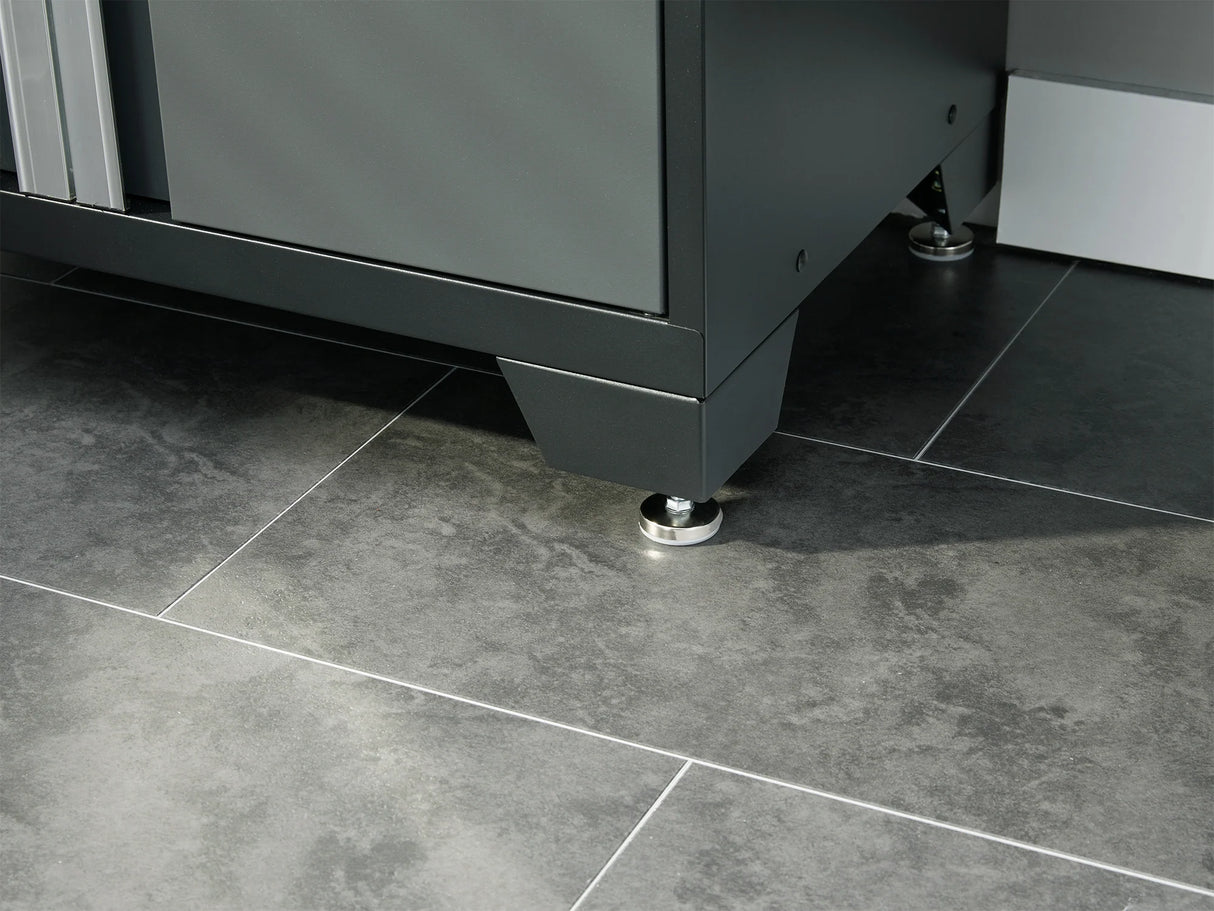 Bold Series 8 Piece Set with 30 in Locker, Wall Cabinet and Worktop