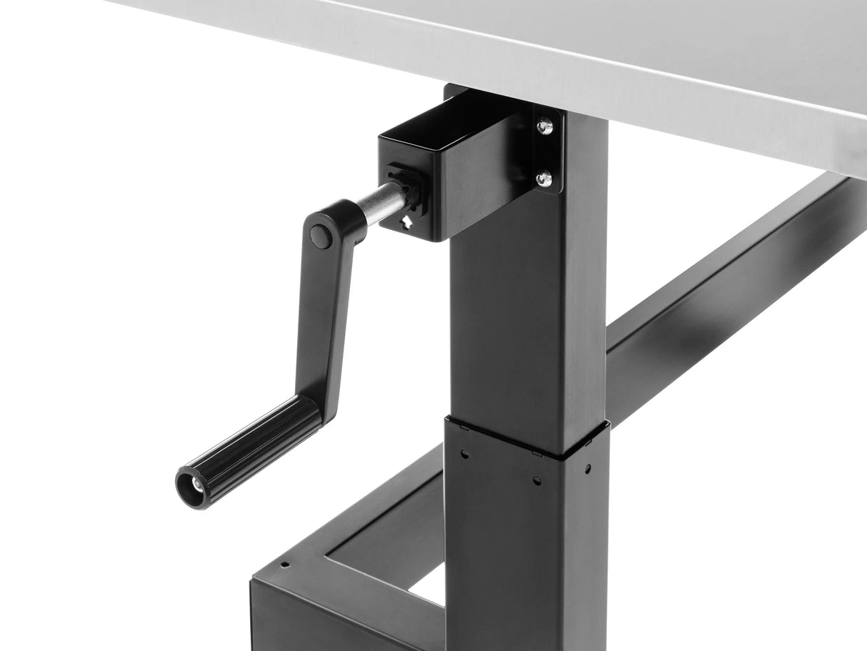 56 In. Manual Adjustable Height Worktable