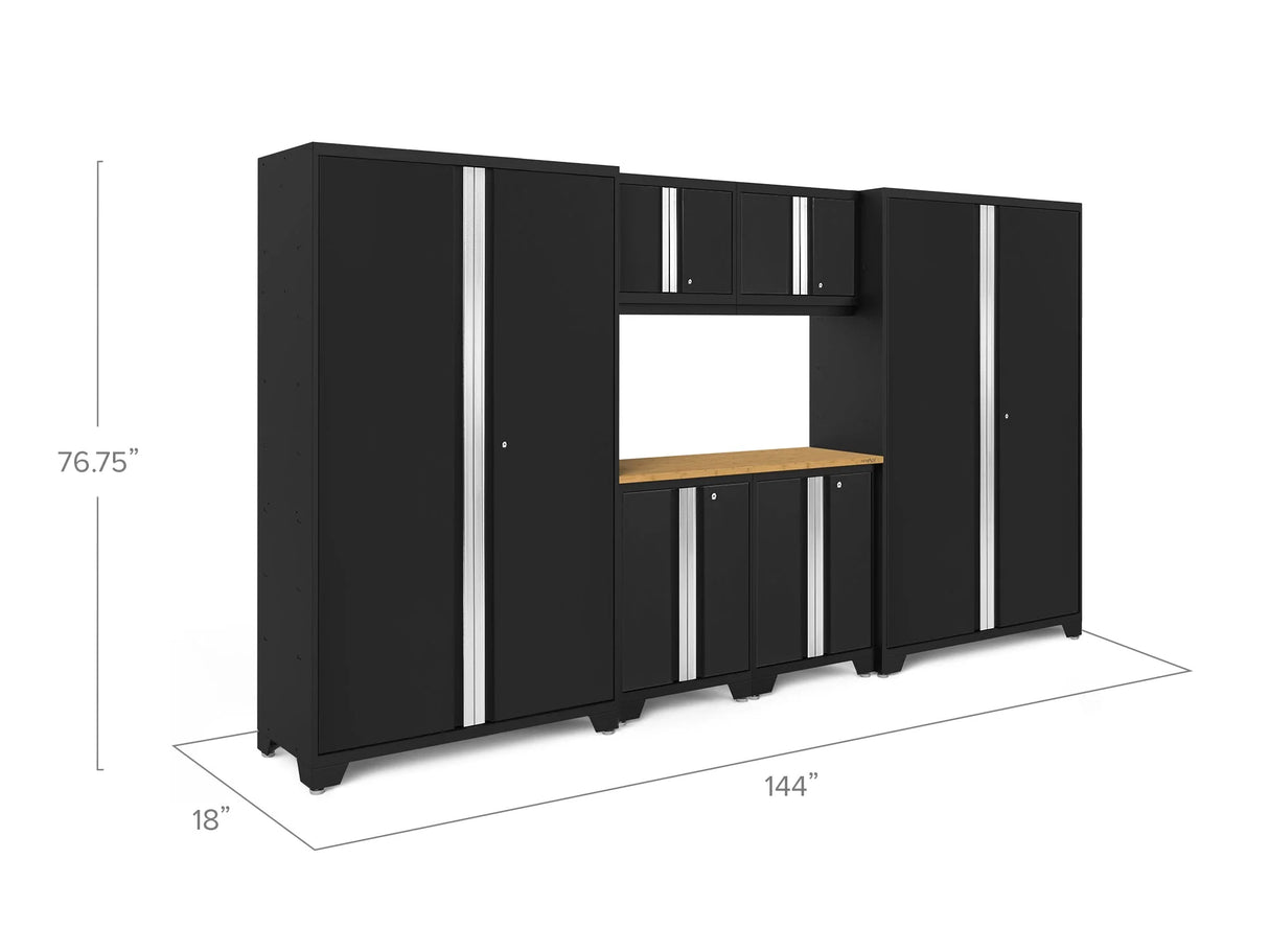 Bold Series 7 Piece Cabinet Set with 48 In. RTA Locker
