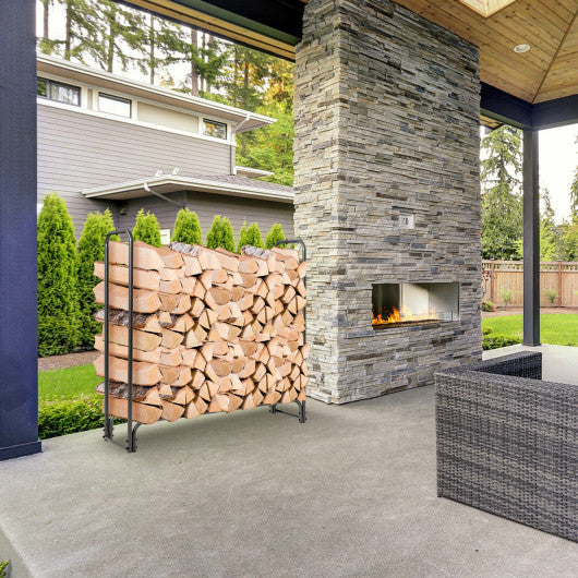 4 Feet/5 Feet/6 Feet/8 Feet Firewood Storage Log Rack-4 Feet