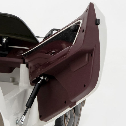 12V Powered Car Kids Ride-on Racer Car Licensed Bentley Bacalar-White