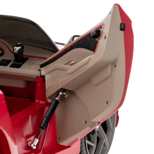 12V Powered Car Kids Ride-on Racer Car Licensed Bentley Bacalar-Red