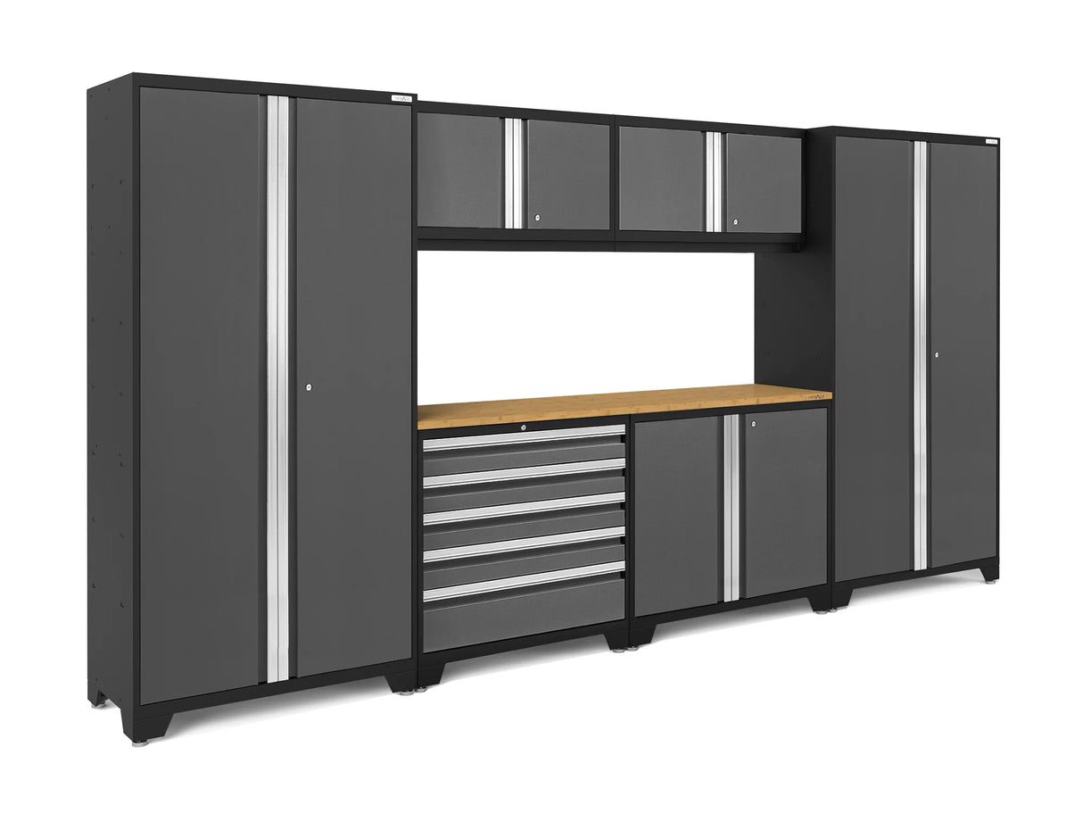 Bold Series Extra-Wide 7-Piece Cabinet Set