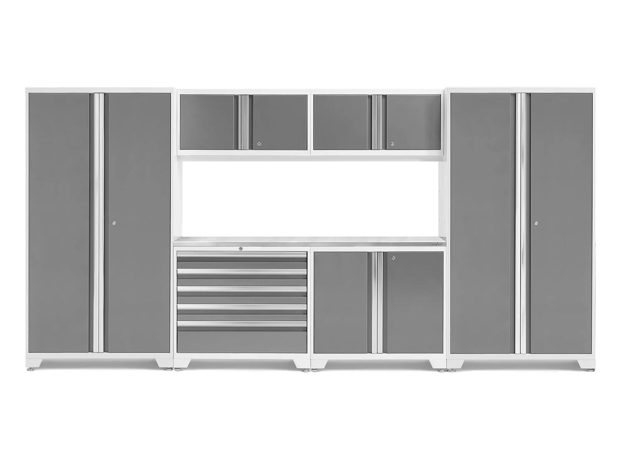 Bold Series Extra-Wide 7-Piece Cabinet Set