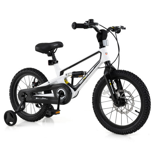 16 Inch Kids Bike Magnesium Alloy Bicycle Adjustable for Aged 4 to 7-16 inches