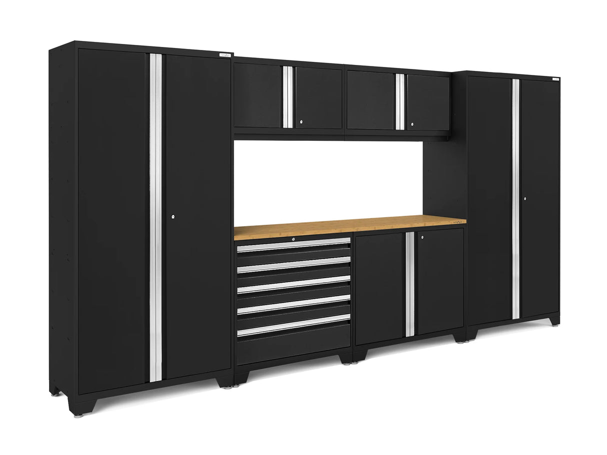 Bold Series Extra-Wide 7-Piece Cabinet Set