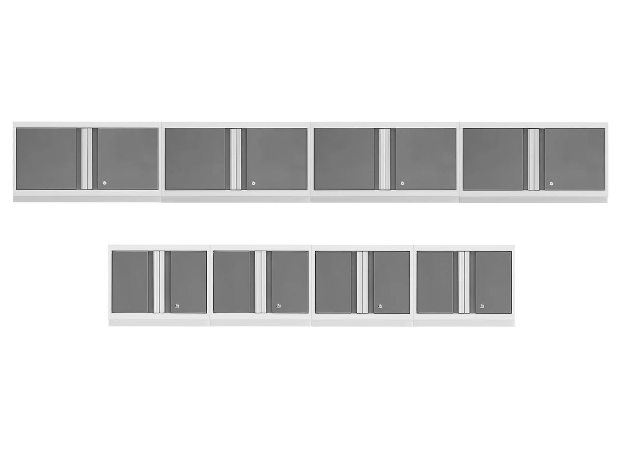 Bold Series 8 Piece Wall Cabinet Set