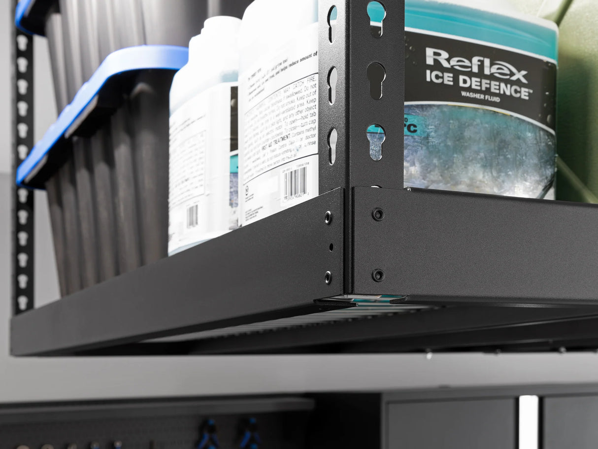 Versarac Pro 4 Ft. X 8 Ft. Height-Adjustable Overhead Rack in Black