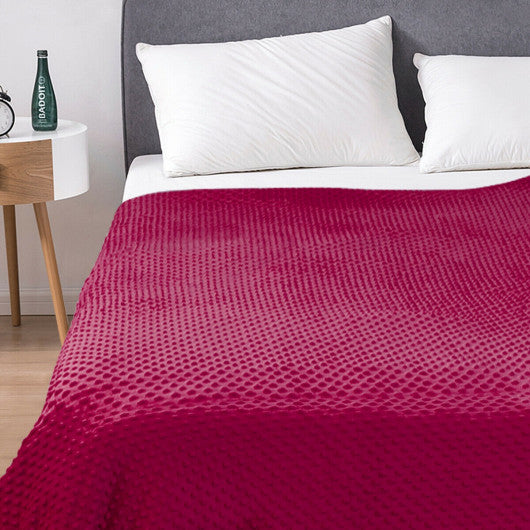 3 Piece 7lbs Heavy Weighted Blanket-Pink