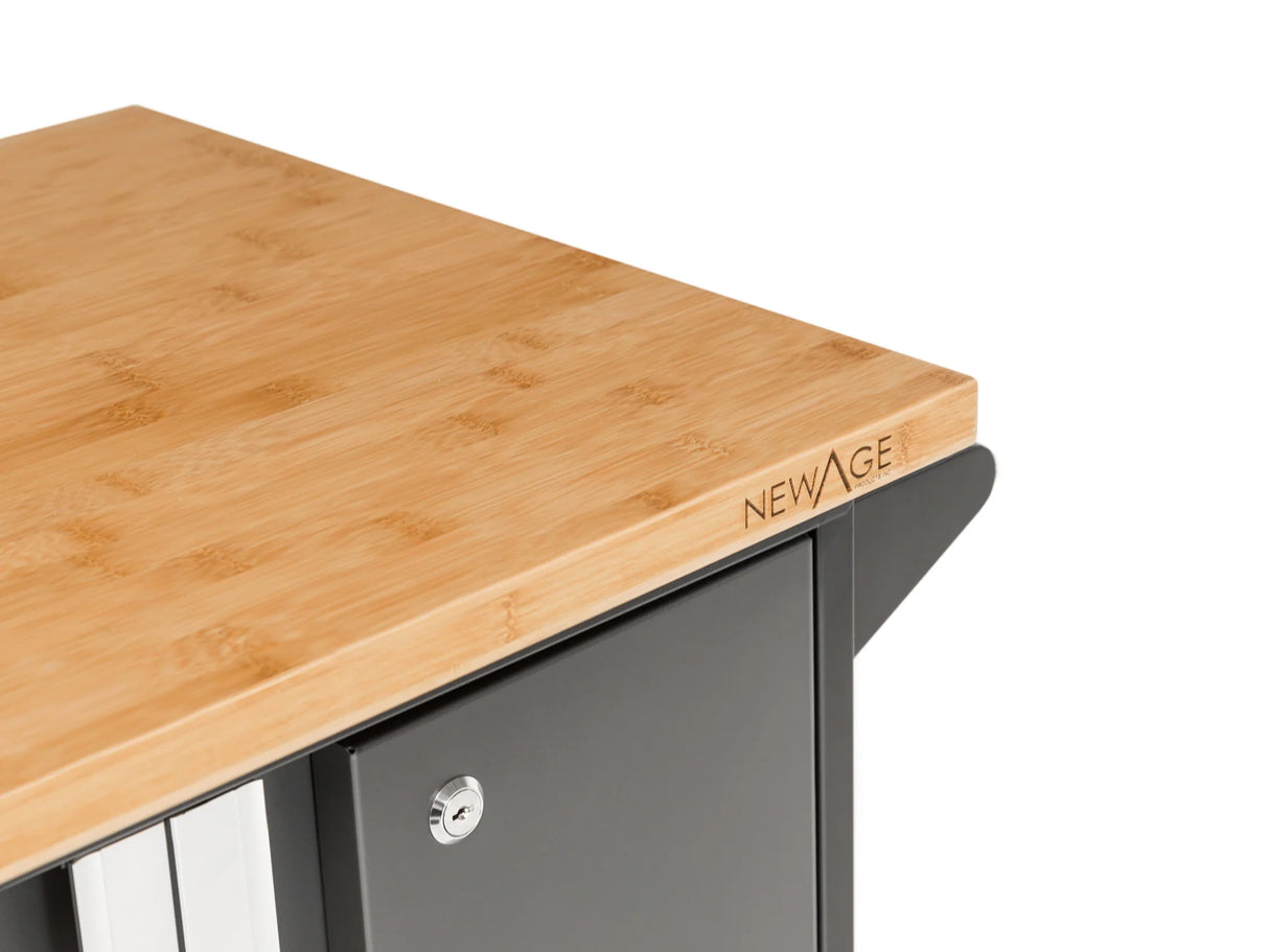 Bold Series 2 Piece Cabinet Set with Project Center and 42 In. Locker