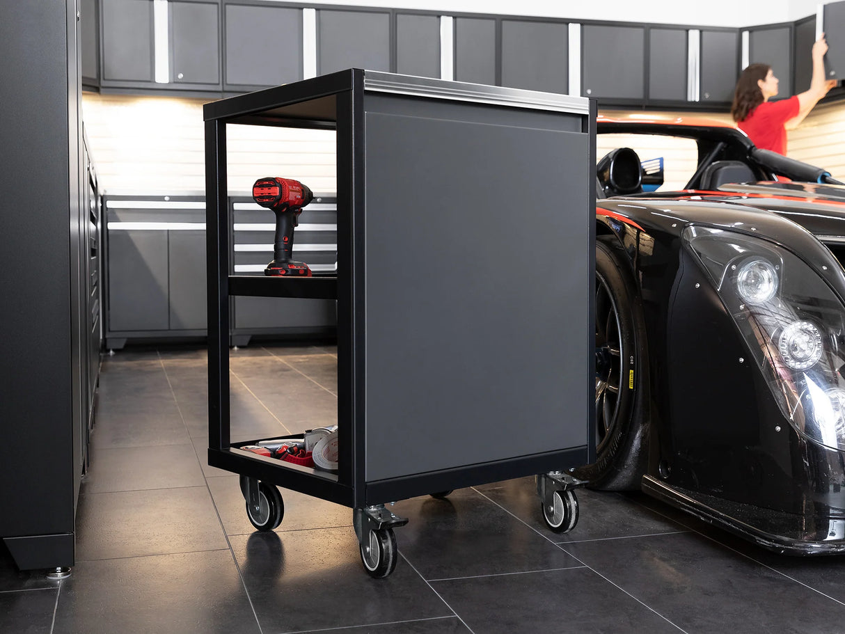 Pro Series 5 Piece Cabinet Set with Wall, Tool Cabinet, Locker and 84 In. Workbench