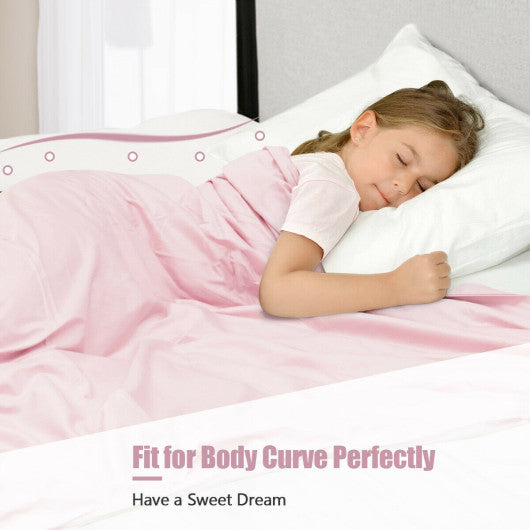 10lbs 3 Pieces Heavy Weighted Duvet Blanket-Pink