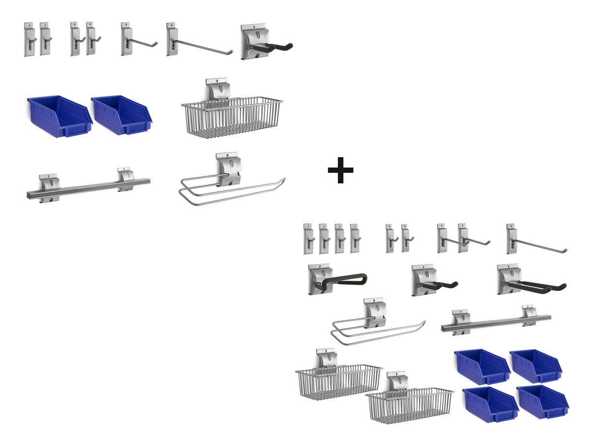 Backsplash Hook Kits - Small (12 Piece) + Large (20 Piece)