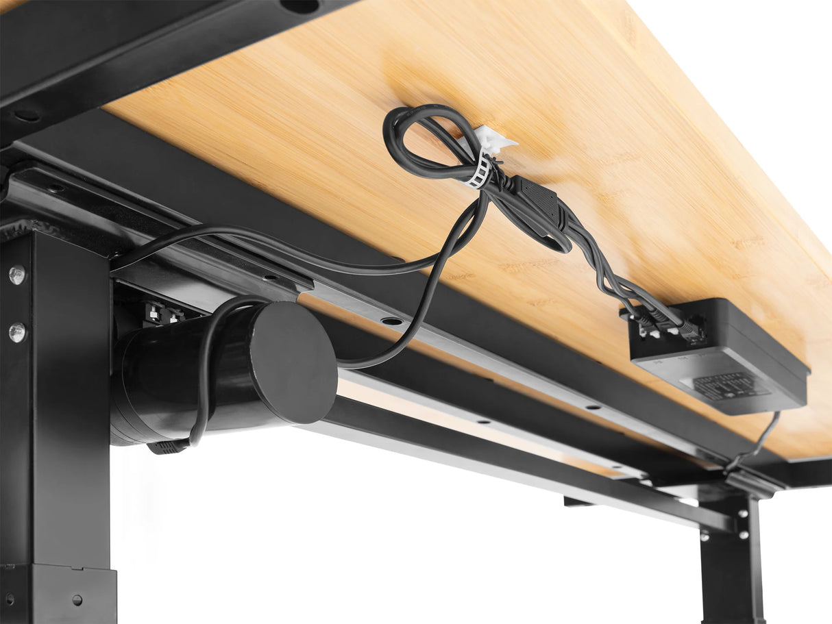 56 In. Electric Adjustable Height Worktable with Drawer