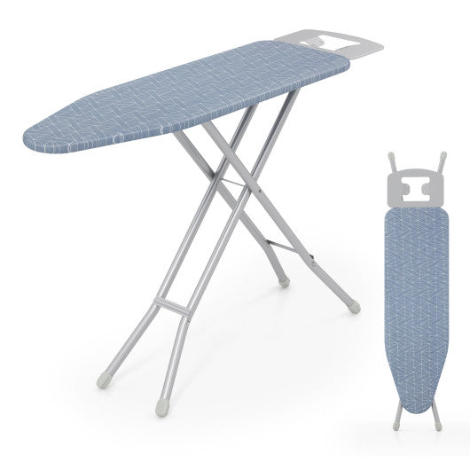 48 Inch x 13.5 Inch Ironing Board with Iron Rest for Home-Gray