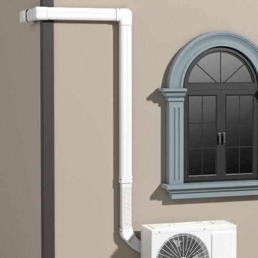 4 Inches W Mini Decorative PVC Slim Line Cover Kit