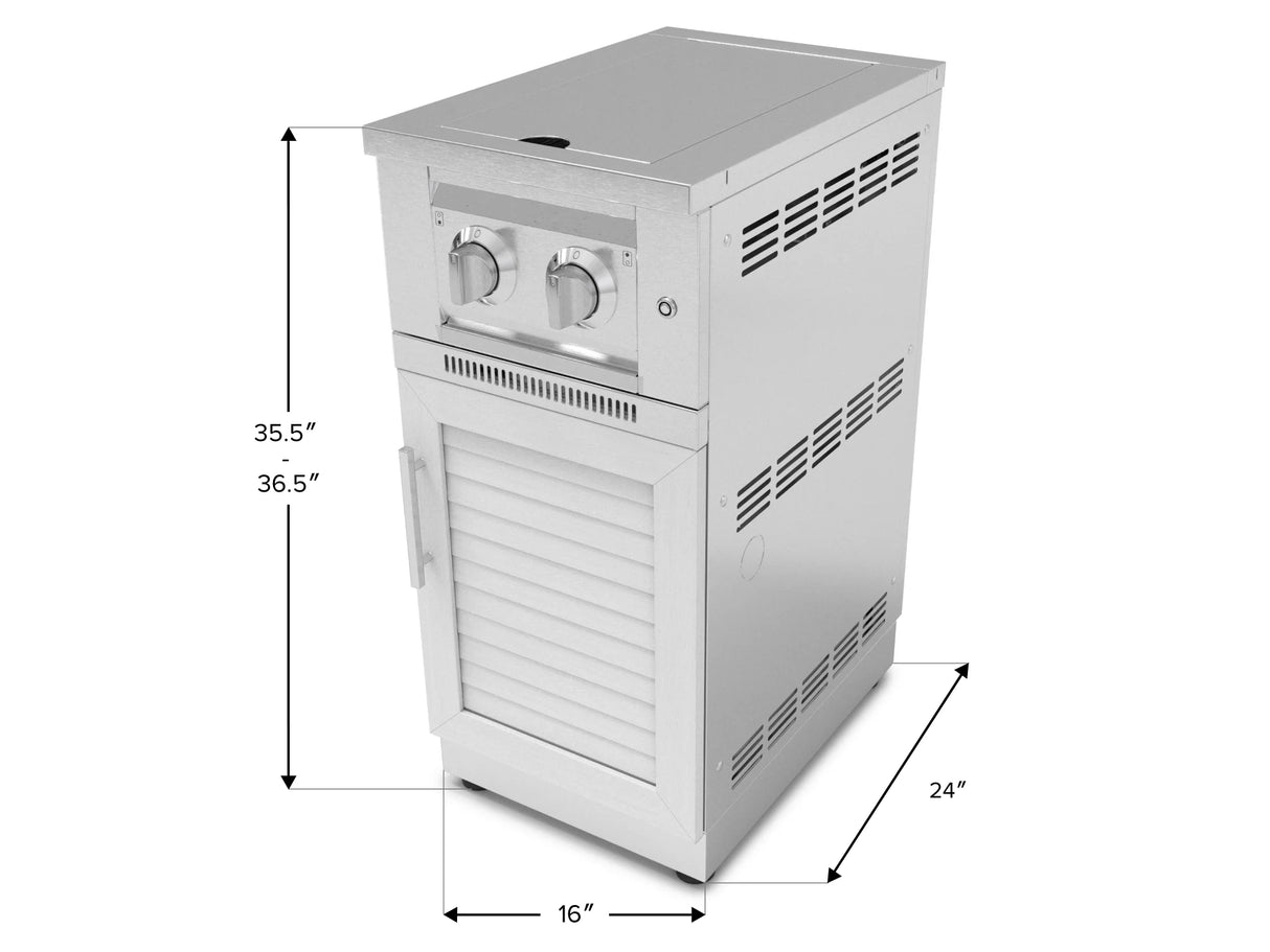 Outdoor Kitchen Stainless Steel Platinum Dual Side Burner