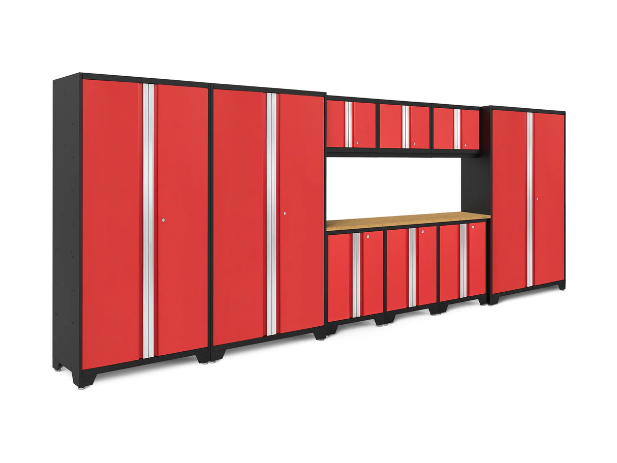 Bold Series 10 Piece Cabinet Set with 42 In. RTA Lockers