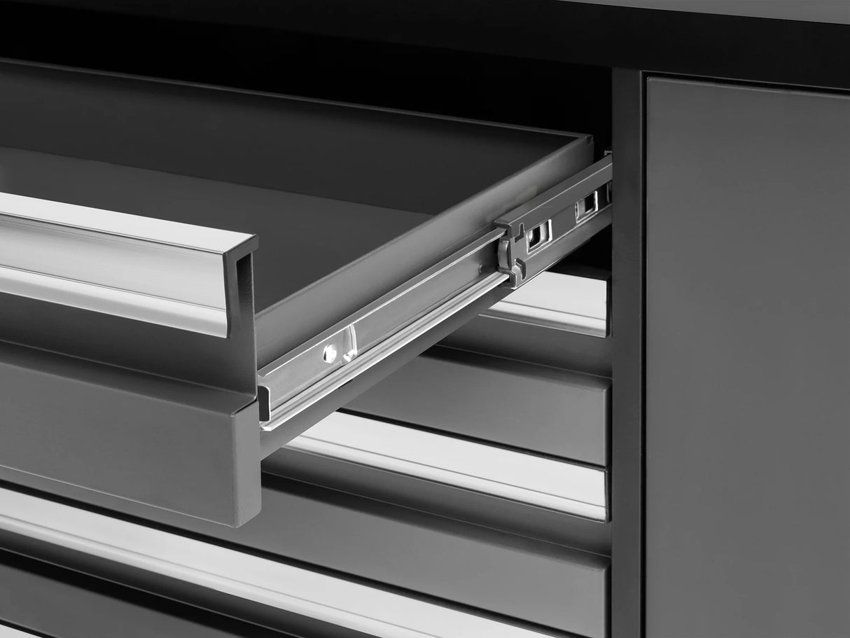 Bold Series 11 Piece Cabinet Set with Project Center, Base, Wall Cabinets and Lockers