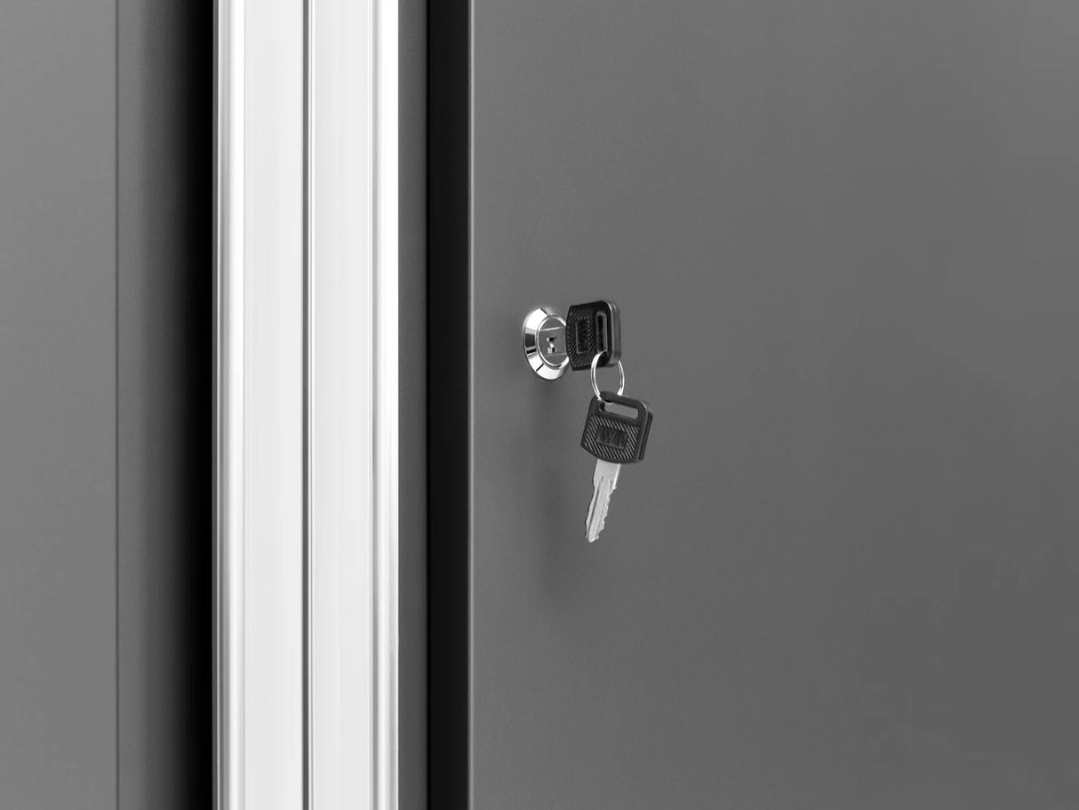 Bold Series 2 Piece Cabinet Set with Project Center and 42 In. Locker