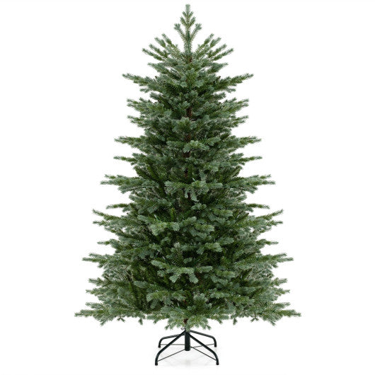 5/6/7 Feet Artificial Christmas Tree with 1426/2116/3156 Lush PVC and 200/300/400 Warm White LED Lights-M