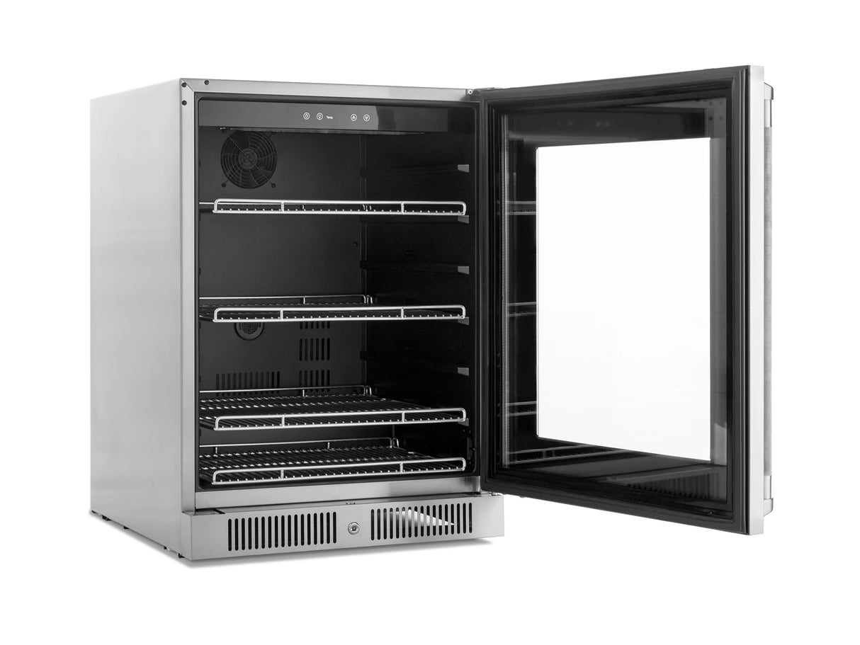 24 In. Under-Counter Fridge with Glass Door