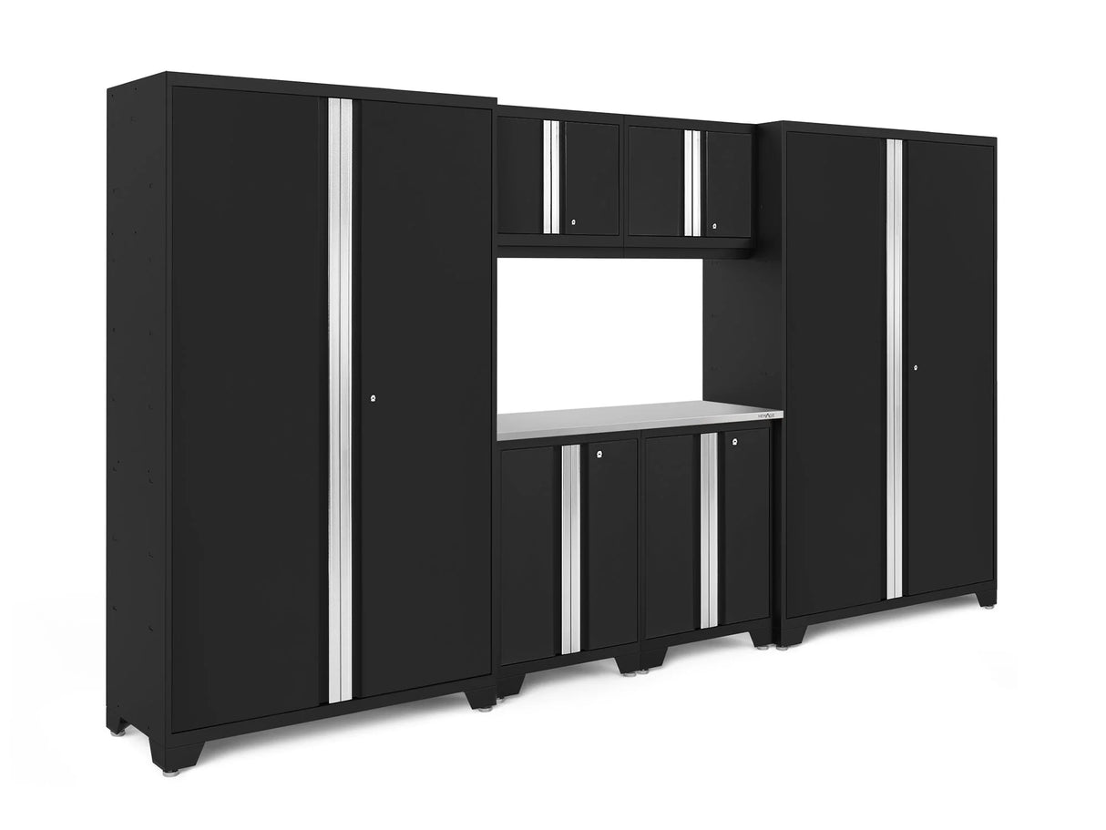 Bold Series 7 Piece Cabinet Set with 48 In. RTA Locker