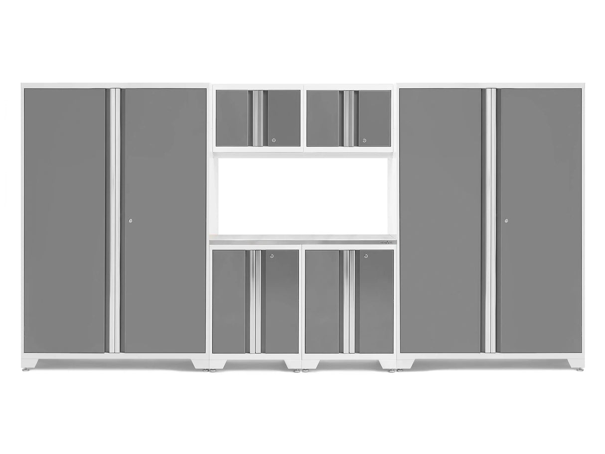 Bold Series 7 Piece Cabinet Set with 48 In. RTA Locker