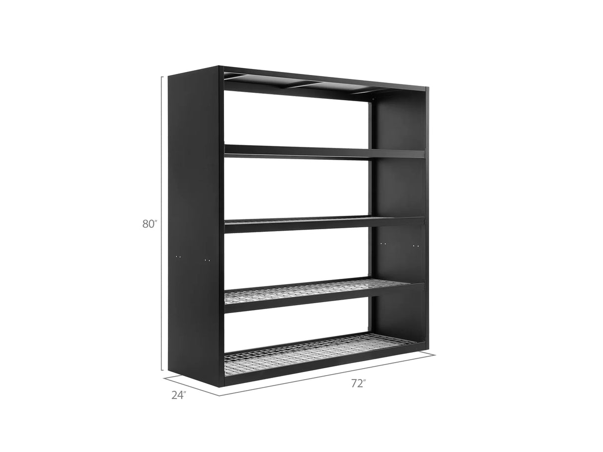 Pro Series 72 In. Wall Mounted Rack