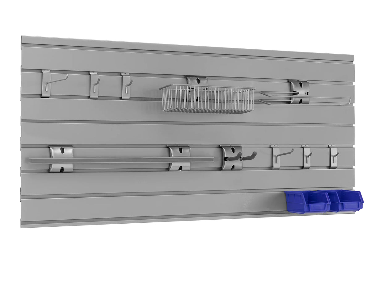 Steel Slatwall 12-Piece Accessory Kit