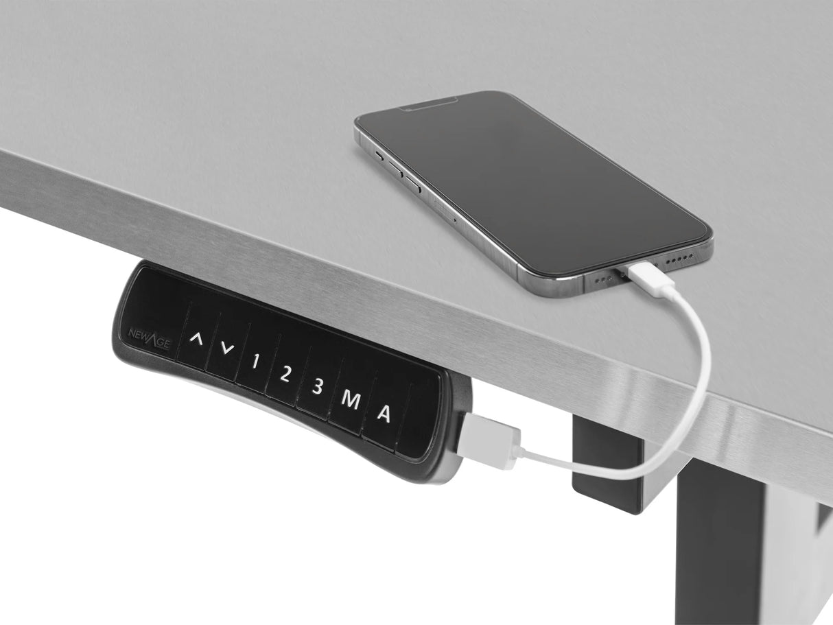 56 In. Electric Adjustable Height Worktable with Drawer