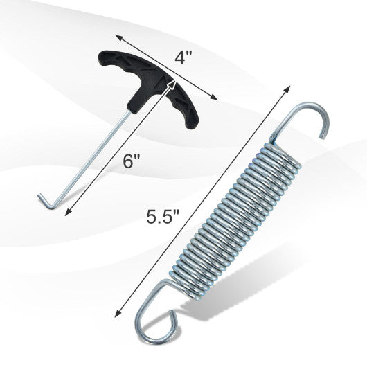 5.5 Inch Rustproof Galvanized Steel Replacement Trampoline Elasticity Springs