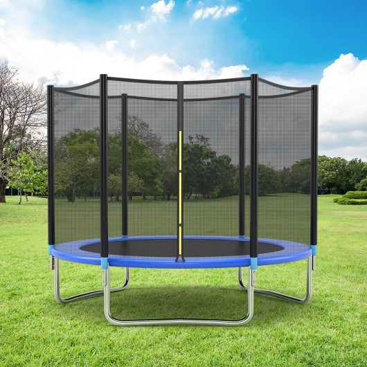 8 feet Safety Jumping Round Trampoline with Spring Safety Pad