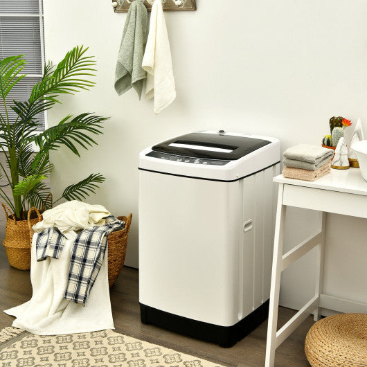 Full-Automatic Washing Machine 1.5 Cubic Feet 11 LBS Washer-White