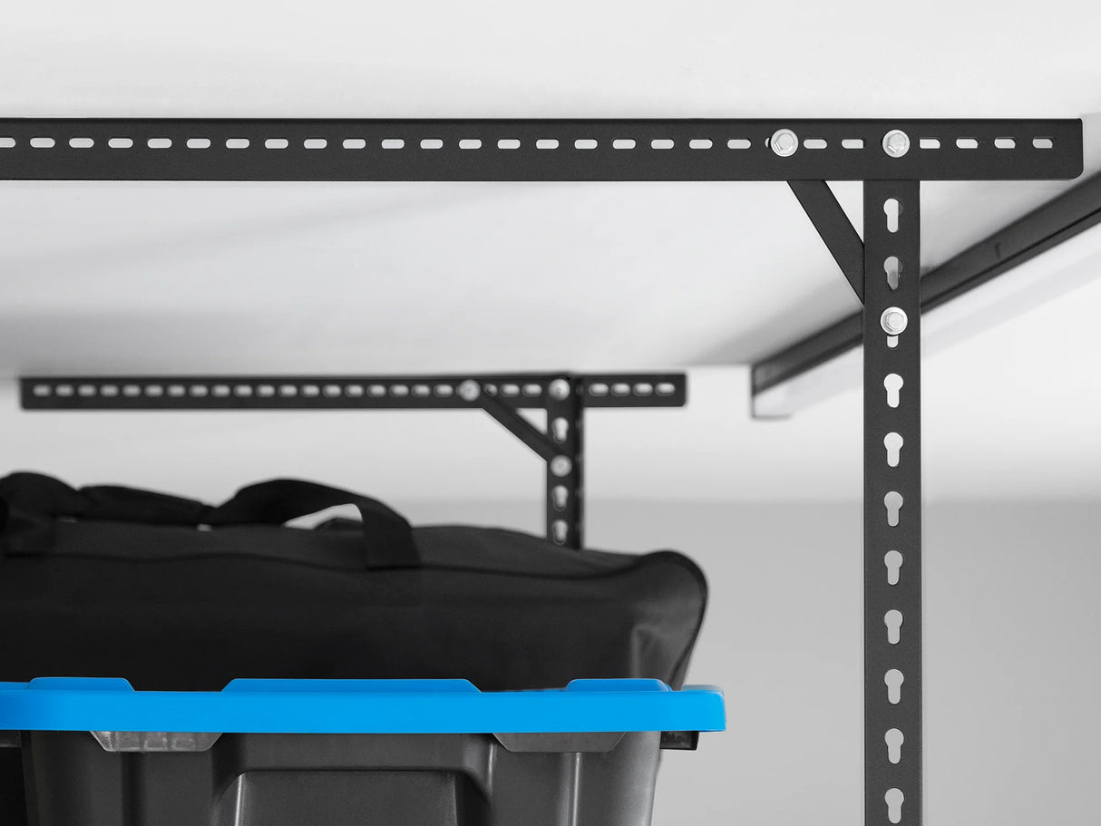 Versarac Pro 4 Ft. X 8 Ft. Height-Adjustable Overhead Rack in Black