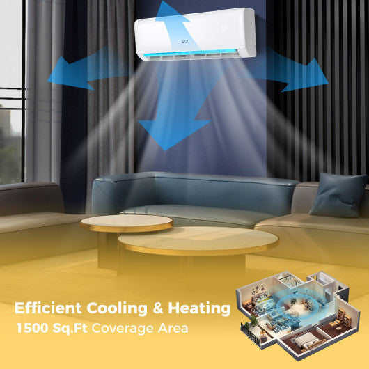 Airtural Series 24000 BTU 21 SEER2 Ductless Mini Split Air Conditioner Heater Energy Star Certified WiFi Enabled