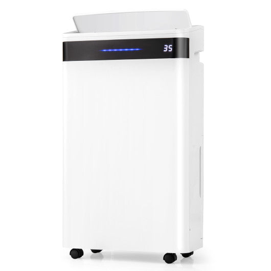 4500 Sq. Ft 57 Pint Dehumidifier for Home and Basement-White