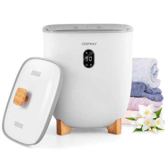 20L Towel Warmer Bucket with PTC Air Heater for Rapid and Even Heating-White