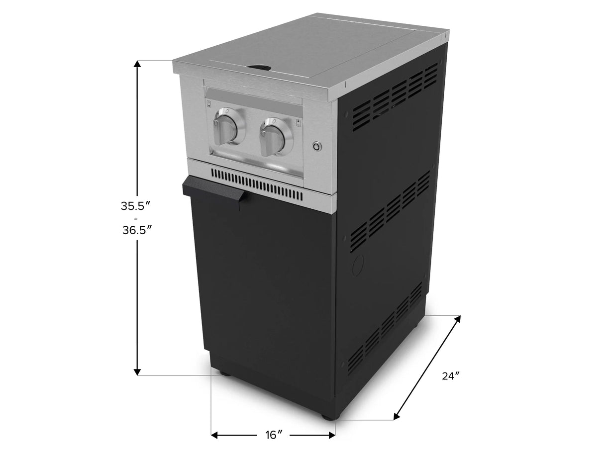 Outdoor Kitchen Stainless Steel Platinum Dual Side Burner