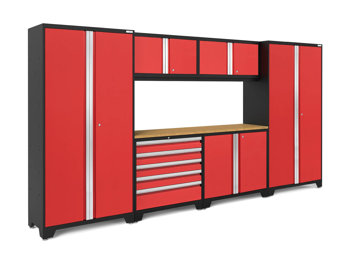 Bold Series Extra-Wide 7-Piece Cabinet Set