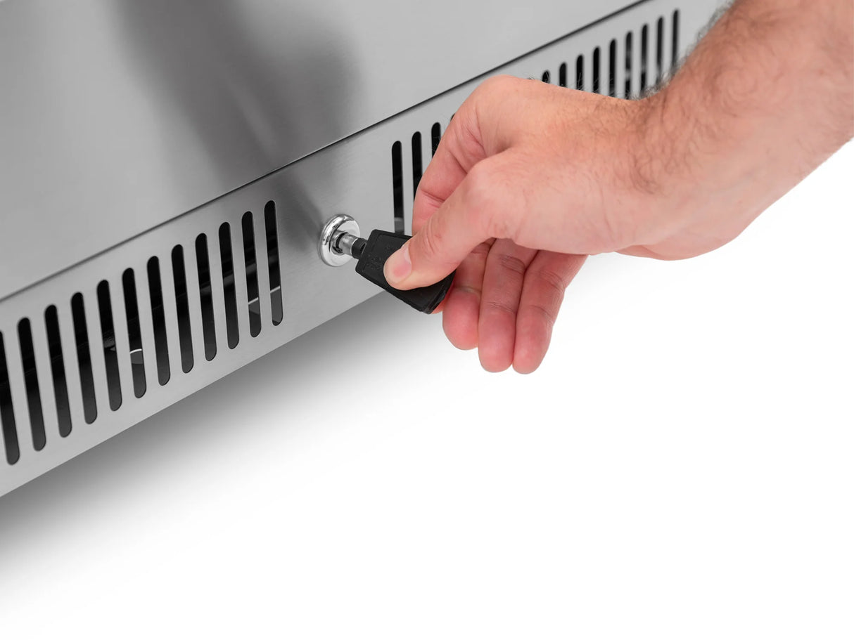 24 In. Under-Counter Fridge with Stainless Steel Door