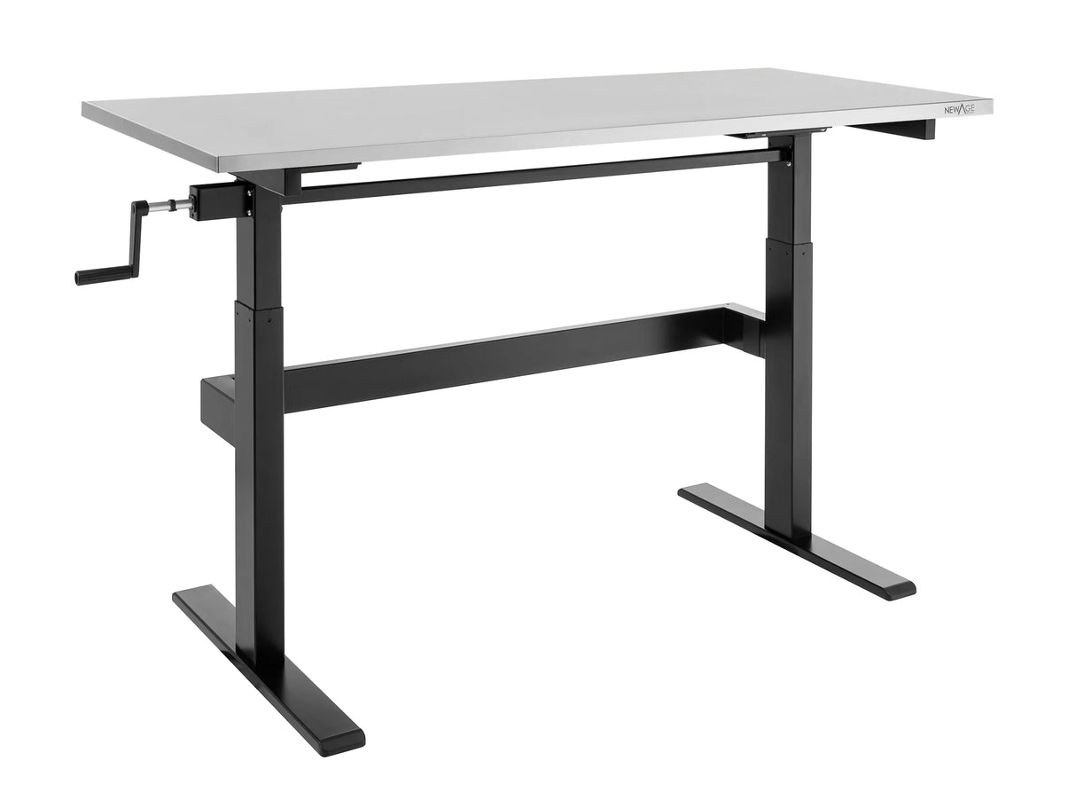 56 In. Manual Adjustable Height Worktable