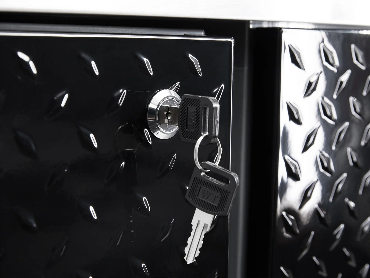 Performance Diamond Plate Limited Edition 14 Piece Cabinet Set with Tool, Base, Wall Cabinets, 30 In. Lockers and Worktop