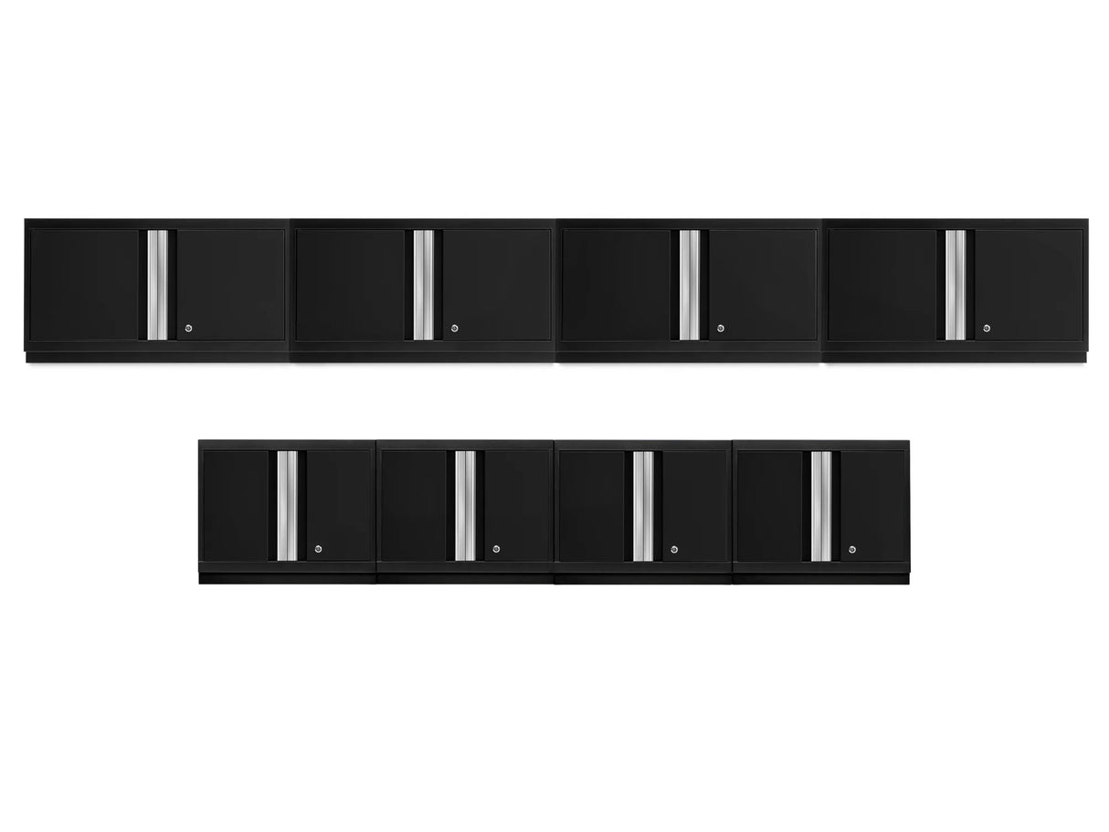 Bold Series 8 Piece Wall Cabinet Set