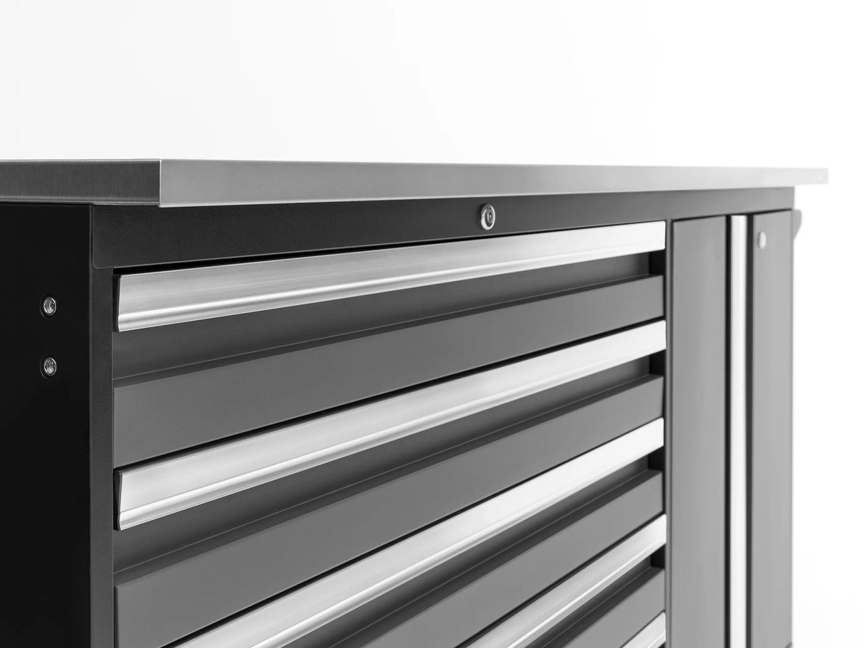 Bold Series 2 Piece Cabinet Set with Project Center and 42 In. Locker