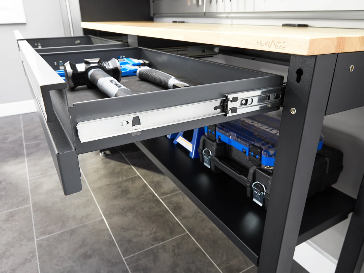 Bold Series 8 Piece Set with 30 in Locker, Wall Cabinet and Worktop