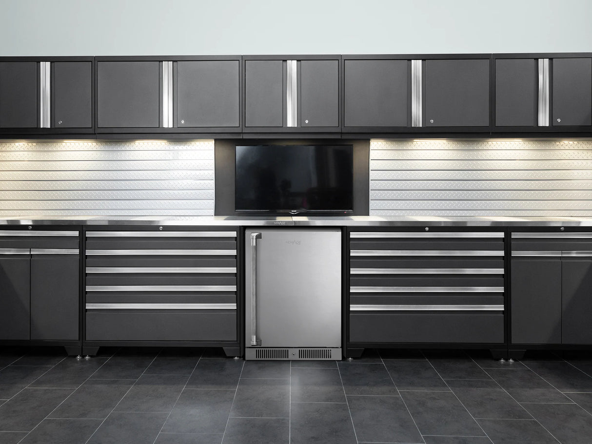 24 In. Under-Counter Fridge with Stainless Steel Door