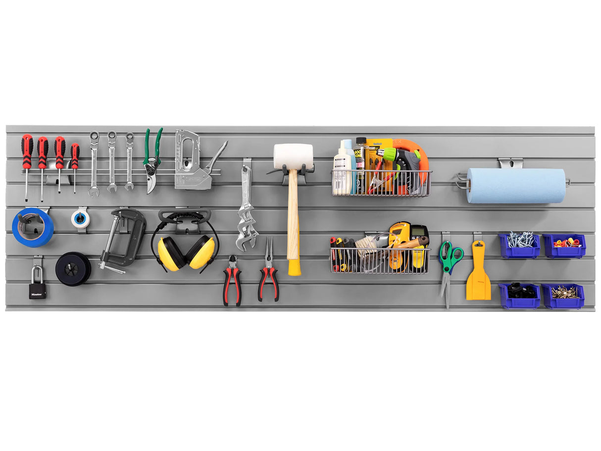 Steel Slatwall 20-Piece Accessory Kit