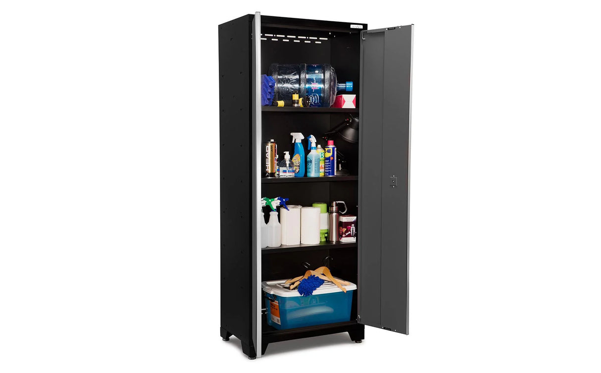 Bold Series 12 Piece Cabinet Set with Project Center, Tool Drawer, Base, Wall Cabinets and Locker